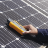 medidor de radiación solar para instalación, mantenimiento y generación de informes de paneles solares o sistemas fotovoltaicos, medida instantánea de hasta 1400 w/m²