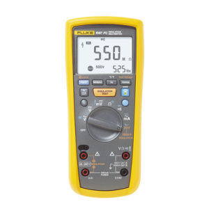multímetro de aislamiento 0.01 mΩ 2gΩ . prueba de 50v 1000v. compatible con fluke connect