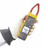 pinza amperimétrica de corriente cc/ca de verdadero valor eficaz con iflex cat iii 1500 v. ideal para sistemas solares, eólicos, baterías, inversor, etc.