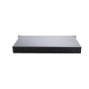 panel de distribución de fibra Óptica, acepta 4 casetes quicknet o placas fap/fmp con panel cfappbl1 (no incluido), bandeja fija, hasta 96 fibras, color negro, 1ur