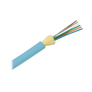 cable de fibra Óptica de 6 hilos, multimodo om4 50/125 optimizada, interior, tight buffer 900um, no conductiva (dieléctrica), ofnr (riser), precio por metro