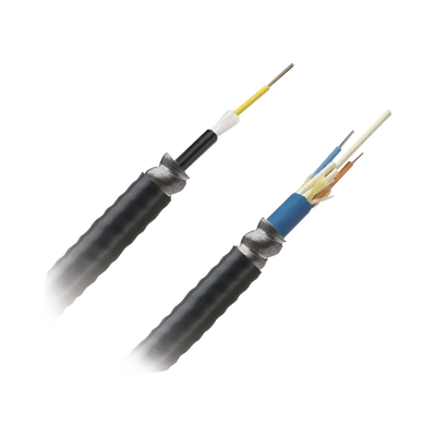 cable de fibra Óptica de 12 hilos, multimodo om4 50/125 optimizada, interior/exterior, armada, loose tube 250um, ofcr (riser), precio por metro cable de fibra Óptica de 12 hilos, multimodo om4 50/125 optimizada, interior/exterior, armada, loose tube 250um, ofcr (riser), precio por metro