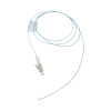 pigtail de fibra Óptica lc simplex, multimodo om3 xglo 50/125, ls0h, color aqua, 1 metro