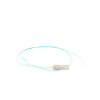 pigtail de fibra Óptica lc simplex, multimodo om3 xglo 50/125, ofnr, color aqua, 1 metro