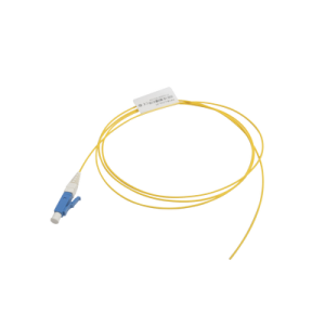 pigtail de fibra Óptica lc/upc simplex, monomodo os1/os2 xglo, ofnr, color amarillo, 1 metro