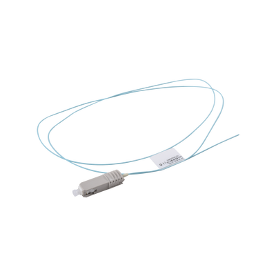 pigtail de fibra Óptica sc simplex, multimodo om3 xglo 50/125, ofnr, color aqua, 1 metro pigtail de fibra Óptica sc simplex, multimodo om3 xglo 50/125, ofnr, color aqua, 1 metro