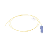 pigtail de fibra Óptica sc/upc simplex, monomodo os1/os2 xglo, ofnr, color amarillo, 1 metro