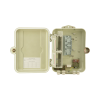 gabinete pasivo de fibra Óptica, acepta dos placas fponeap12, protección ip55, montaje en poste o pared