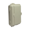 gabinete pasivo de fibra Óptica, acepta dos placas fponeap12, protección ip55, montaje en poste o pared