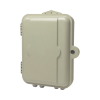 gabinete pasivo de fibra Óptica, acepta dos placas fponeap12, protección ip55, montaje en poste o pared
