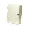 gabinete pasivo de fibra Óptica, acepta cuatro placas fponeap12, ip55, montaje en poste o pared