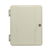 gabinete pasivo de fibra Óptica, acepta cuatro placas fponeap12, ip55, montaje en poste o pared
