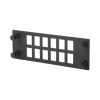 placa para 12 adaptadores de fibra Óptica, uso con gabinetes fpone3 y fpone4