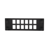 placa para 12 adaptadores de fibra Óptica, uso con gabinetes fpone3 y fpone4