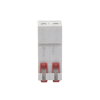 protección térmica/ interruptor 2p, 32a, corriente directa 800 vcc para aplicación fotovoltaica montaje riel din