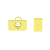 accesorio de salida a tubo de 1.5 in (38 mm), para canaletas fiberrunner 4x4, 6x4, o 12x4, color amarillo