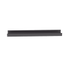 canaleta fiberrunner™ 12x4, de pvc rígido, color negro, 1.8 m de largo