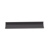 canaleta fiberrunner™ 12x4, de pvc rígido, color negro, 1.8 m de largo