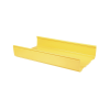 canaleta fiberrunner™ 12x4, de pvc rígido, color amarillo, 1.8 m de largo