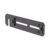 soporte de montaje a techo, para canaletas fiberrunner 4x4 o 6x4, uso con varilla roscada de 1/2", color negro