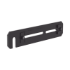 soporte de montaje a techo, para canaletas fiberrunner 4x4 o 6x4, uso con varilla roscada de 1/2", color negro