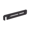 soporte de montaje a techo, para canaletas fiberrunner 4x4 o 6x4, uso con varilla roscada de 1/2", color negro