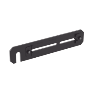 soporte de montaje a techo, para canaletas fiberrunner 4x4 o 6x4, uso con varilla roscada de 1/2", color negro