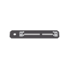 soporte de montaje a techo, para canaletas fiberrunner 4x4 o 6x4, uso con varilla roscada de 0.5 in, color negro