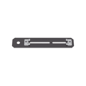 soporte de montaje a techo, para canaletas fiberrunner 4x4 o 6x4, uso con varilla roscada de 0.5 in, color negro