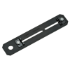 soporte de montaje a techo, para canaletas fiberrunner 4x4 o 6x4, uso con varilla roscada de 5/8", color negro