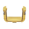 union recta "cople", para canaleta fiberrunner™ 4x4, color amarillo