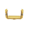 union recta "cople", para canaleta fiberrunner™ 6x4, color amarillo
