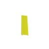 tapa con bisagra a presión para canaleta fiberrunner™ fr12x4yl6, de pvc rígido, color amarillo, 1.8 m de largo