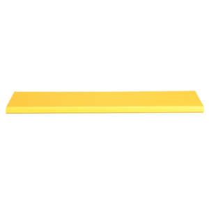 tapa con bisagra a presión para canaleta fiberrunner™ fr6x4yl2, de pvc rígido, color amarillo, 2 m de largo