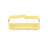 bajada vertical interior de 45º con tapa, para uso con canaletas 12x4 fiberrunner™, color amarillo