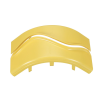 tapa de bajada vertical exterior de 90º, para uso con canaletas 4x4 fiberrunner™, color amarillo