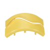 tapa de bajada vertical exterior de 90º, para uso con canaletas 6x4 fiberrunner™, color amarillo