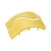 tapa de bajada vertical exterior de 90º, para uso con canaletas 6x4 fiberrunner™, color amarillo