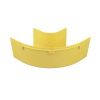 Ángulo recto a 90º horizontal, para canaletas fiberrunner™ 4x4, color amarillo
