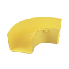 Ángulo recto a 90º horizontal, para canaletas fiberrunner™ 4x4, color amarillo