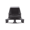 bajada para canaleta fiberrunner™, uso con medidas 4x4, 6x4, 12x4, o 24x12, con reducción a 4x4, color negro