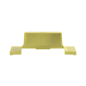 tapa de bajada vertical frspj4x4lyl, para canaleta fiberrunner® 12x4, color amarillo