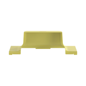 tapa de bajada vertical frspj4x4lyl, para canaleta fiberrunner® 4x4, color amarillo