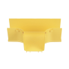 accesorio en t horizontal, con Ángulos a 90º, para canaletas fiberrunner™ 4x4, color amarillo