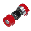 detector de flama industrial avanzado multi espectro, triple infrarrojo (ir3), visión 90º, sensibilidad variable 15 60m, entradas m25, protección ip66, certificado para Áreas peligrosas, aluminio sin cobre