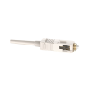 conector de fibra Óptica sc simplex opticam, multimodo 62/125 om1, pre pulido, color beige