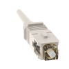 conector de fibra Óptica sc simplex opticam, multimodo 62/125 om1, pre pulido, color beige