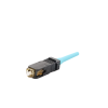 conector de fibra Óptica sc simplex opticam, multimodo 50/125 om3/om4, pre pulido, color aqua