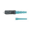 conector de fibra Óptica sc simplex opticam, multimodo 50/125 om3/om4, pre pulido, color aqua