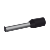 ferrule aislado pan term para cable 16 awg, largo 16.5mm, din color negro. paquete 500 piezas